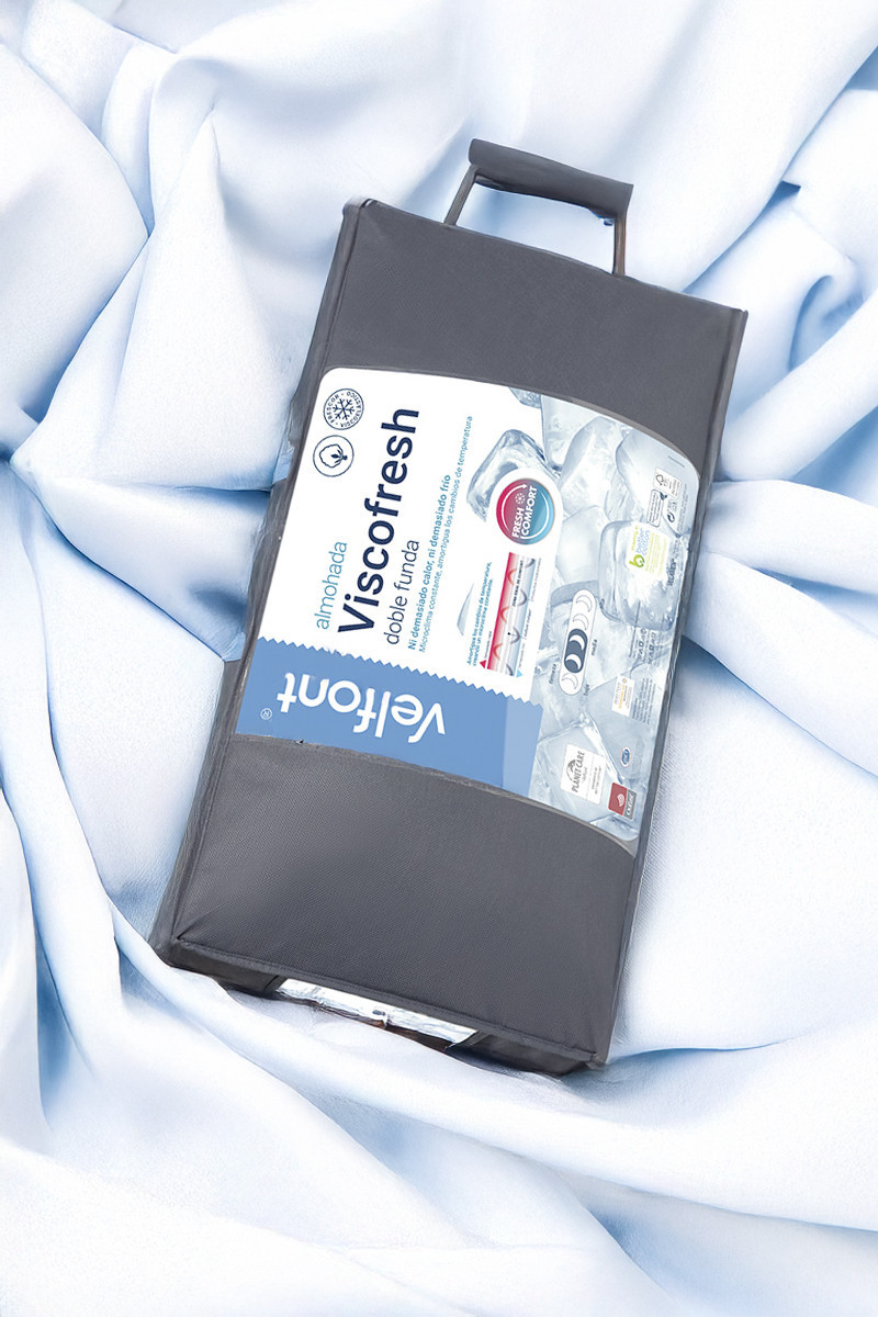 Almohada Viscofresh – Núcleo Viscoelástico Perforado | Termorregulador | Made in Spain