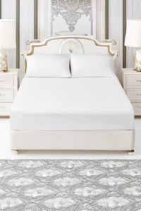 Fitted Sheet 400 TC Percale – Up to 35 cm