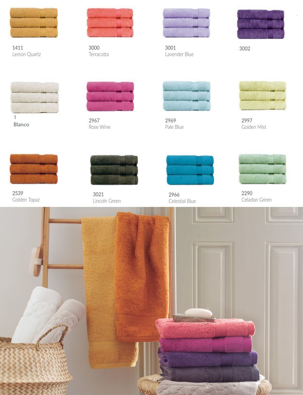 Bentor Color Towel 650 gsm. extra soft - 1
