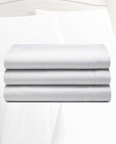 Flat Sheet 400 Thread Egyptian Cotton Percale - 1