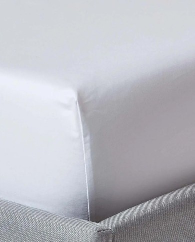 Fitted Sheet 400 Thread Egyptian Cotton Percale - 1