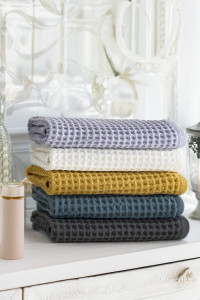 Favo Towel – Honeycomb Weave 100% Cotton | Fast Drying | Made in Spain