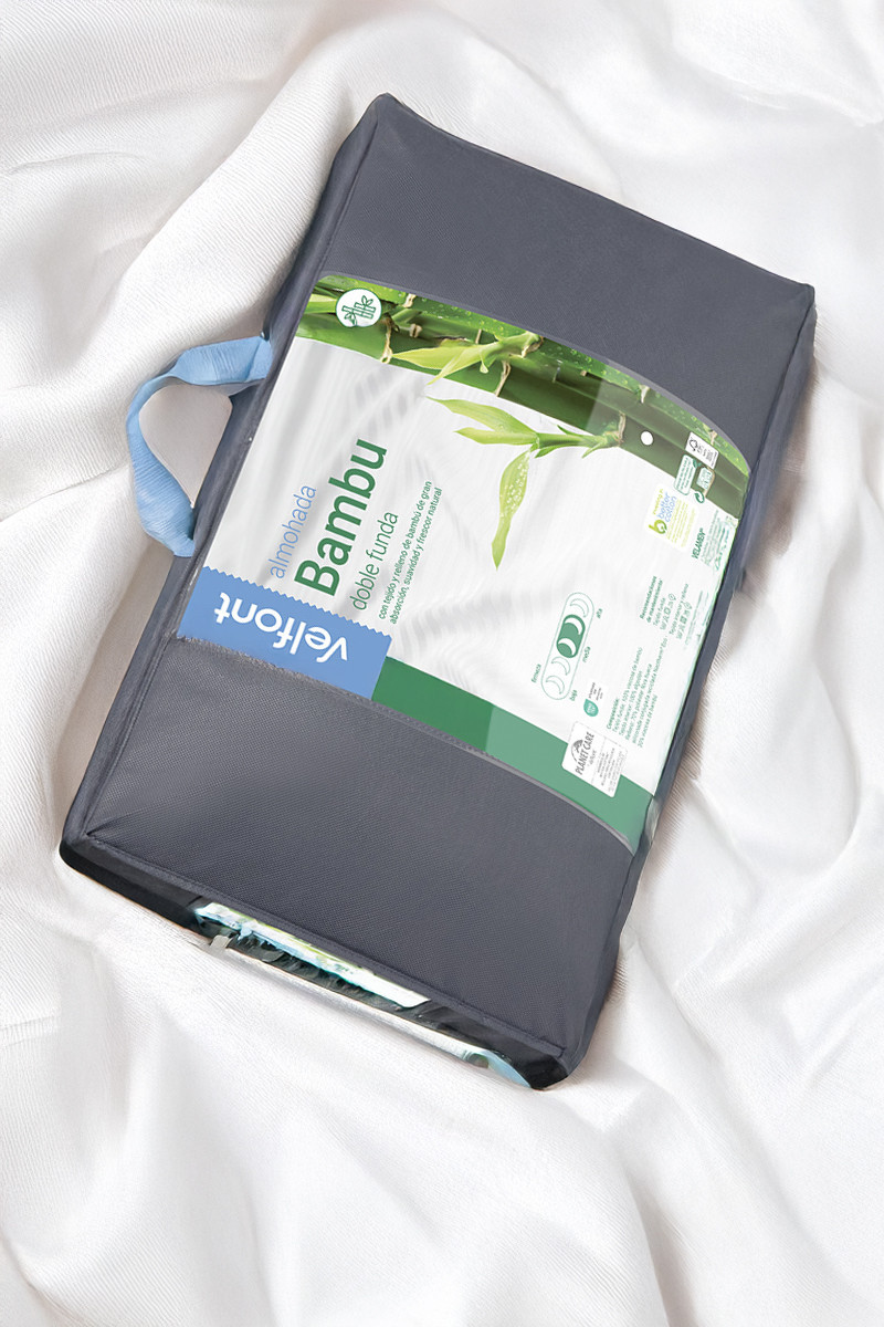 Bamboo Pillow – Double Zippered Cover