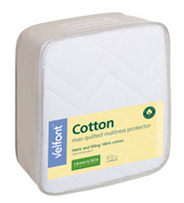 Cotton quilted mattress protector